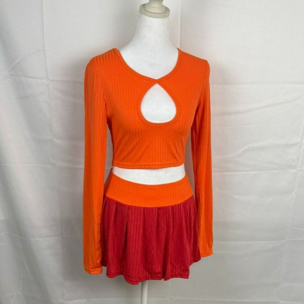 Velma Costume Cosplay 3 Piece Outfit Set - S